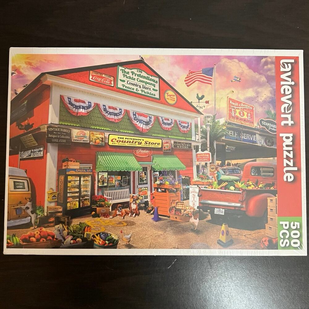 Lavievert Country Store 500 piece puzzle New 21”x15”